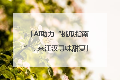 AI助力“挑瓜指南”，来江汉寻味甜夏